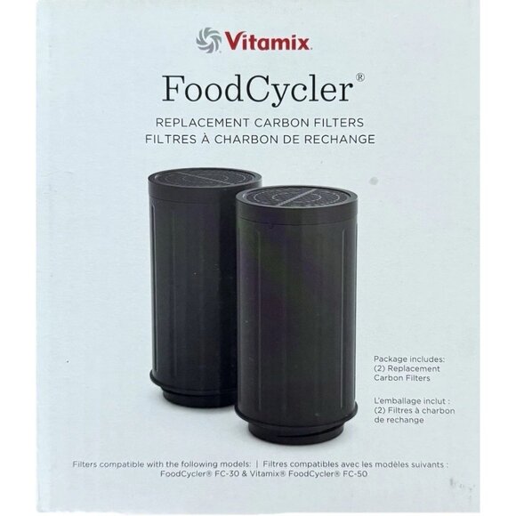 Vitamix FoodCycler Replacement Carbon Filters For FC-30 FC-50 System - NIB - Picture 1 of 16